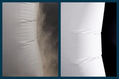 Comparative image of WPP sack and paper sack