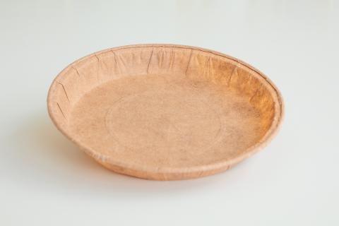 Food container made from Nordic Paper's Natural Greaseproof paper