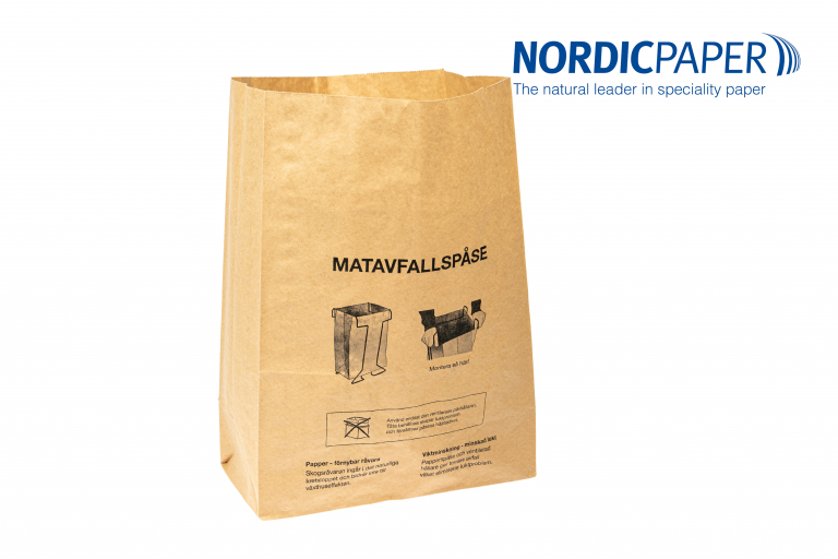 Example of kraft paper waste bag