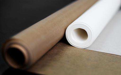 Rolls of greaseproof paper