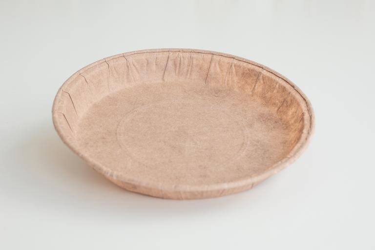 Food container made from Nordic Paper's Natural Greaseproof paper