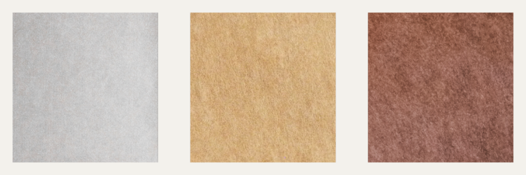 Greaseproof paper colours