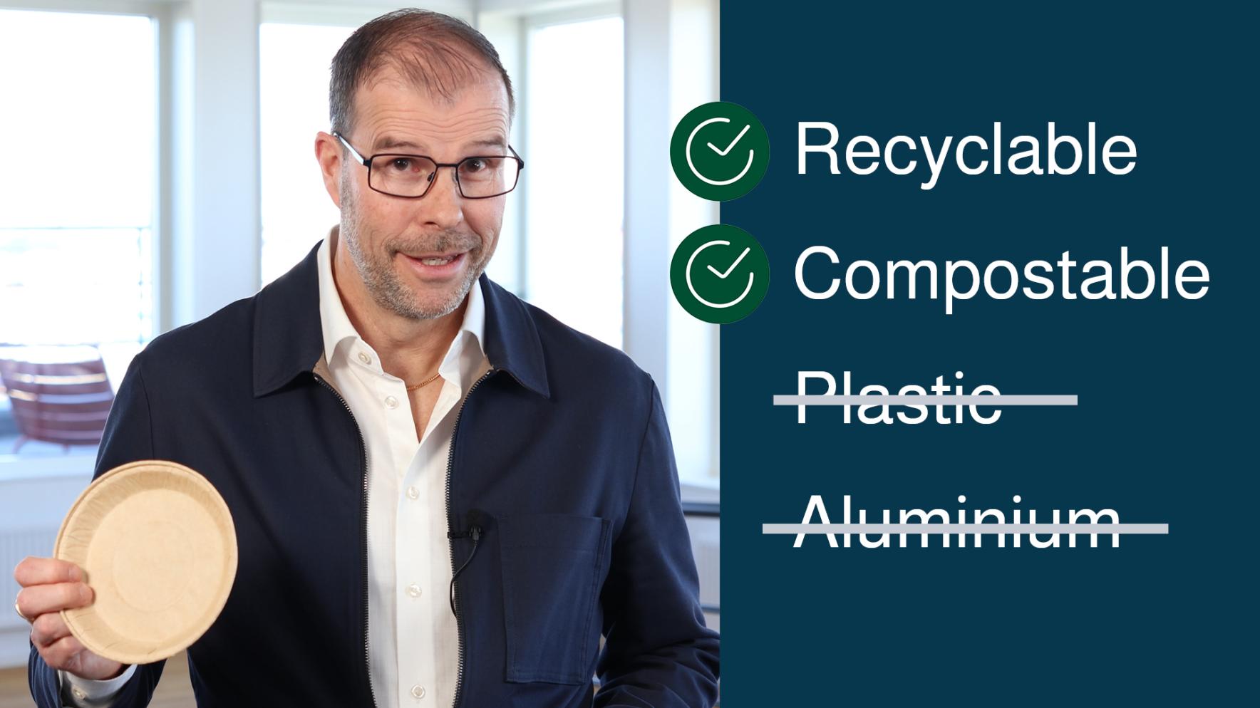 Thumbnail image of paper-made food tray video